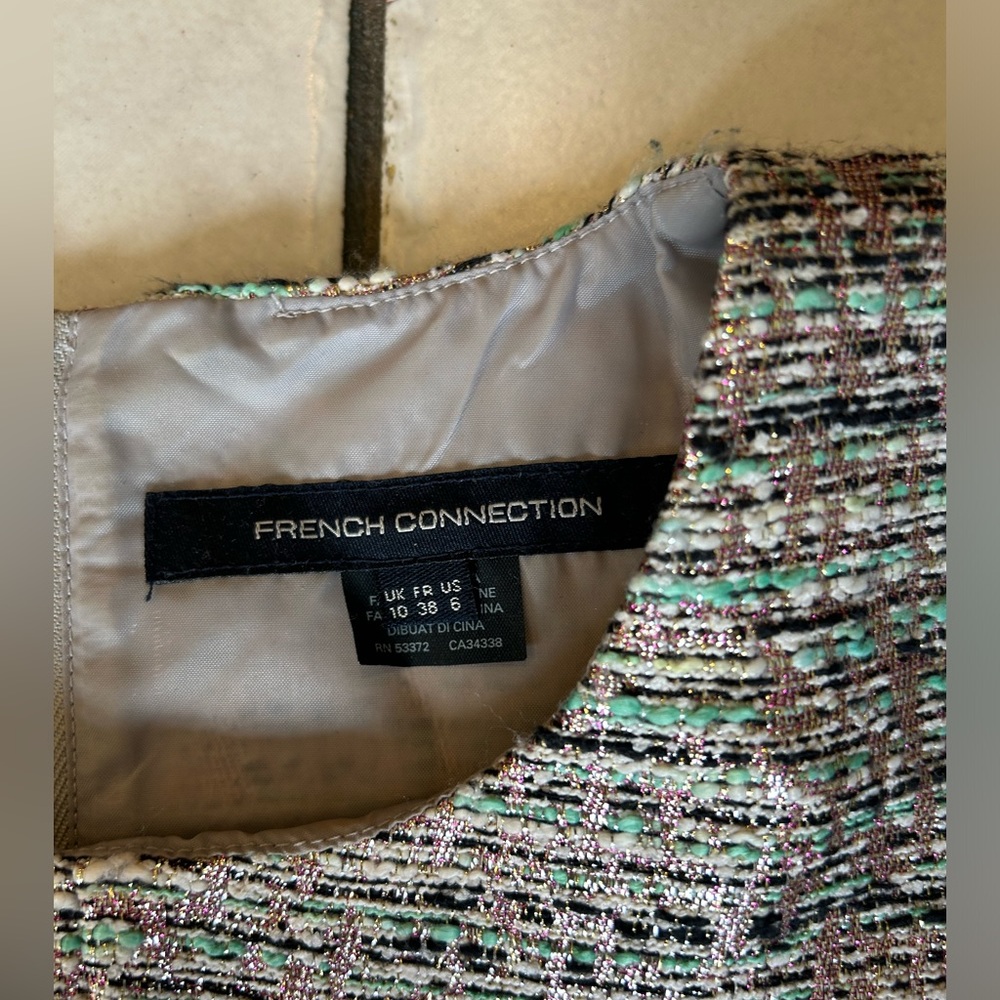 Multi color silver shiny fabric